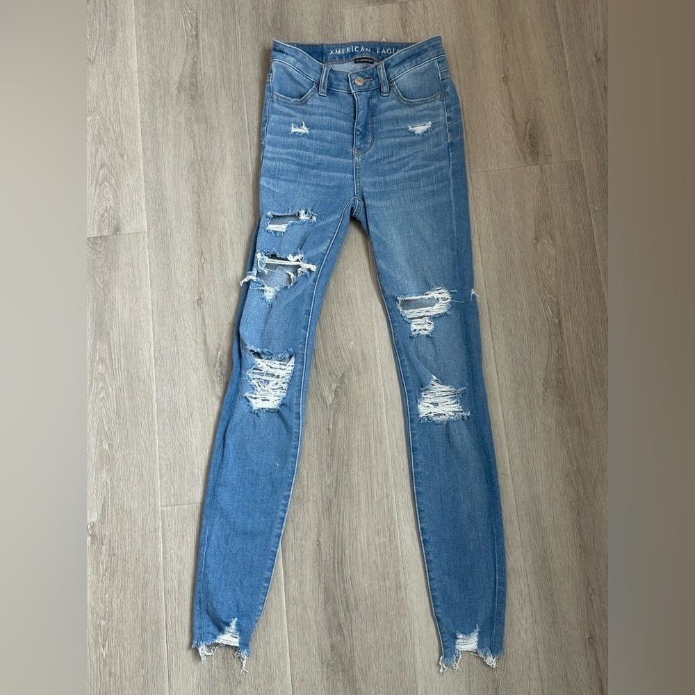 AMERICAN EAGLE
Hi Rise Jegging   Size 000 Regular
